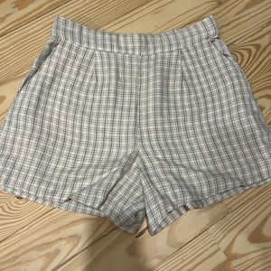 Abercrombie & Fitch Linen Blend Pull On Shorts